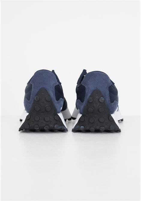 Sneakers blu scuro e bianche per uomo e donna modello 327 NEW BALANCE | MS327CNW.